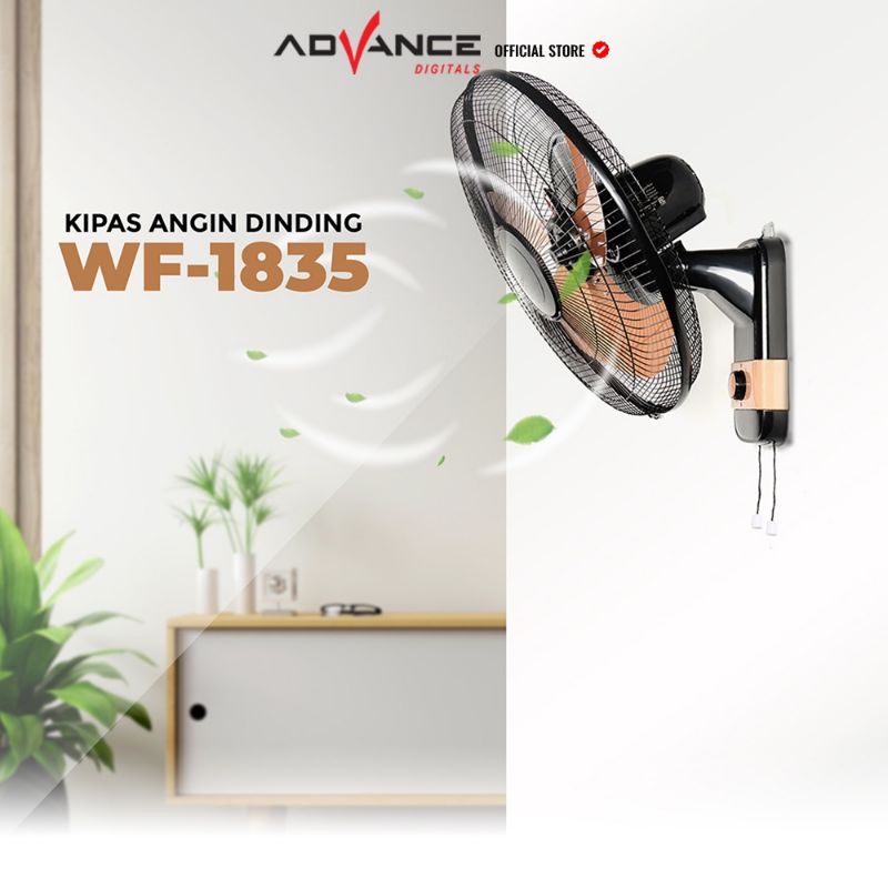 Advance Kipas Angin Dinding 18 Inch WF 1835 Baling Besi