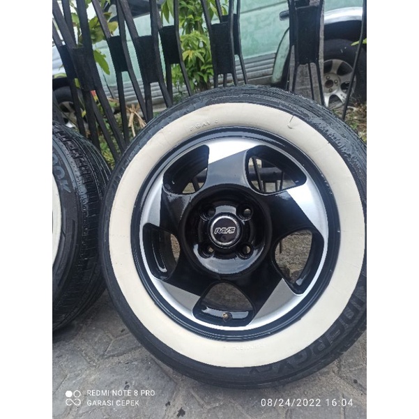 4 Velg R14 PCD 100+Ban 175/65 brio calya sigra agya ayla vios jazz yaris picanto karimun atoz visto sirion wagon clasy charade