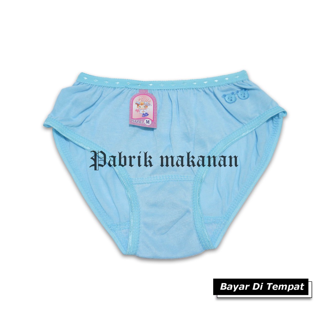 Bella Kid's cd isi 6 pcs pakaian dalam anak celana dalam anak cewe/perempuan umur 2-8 th termurah