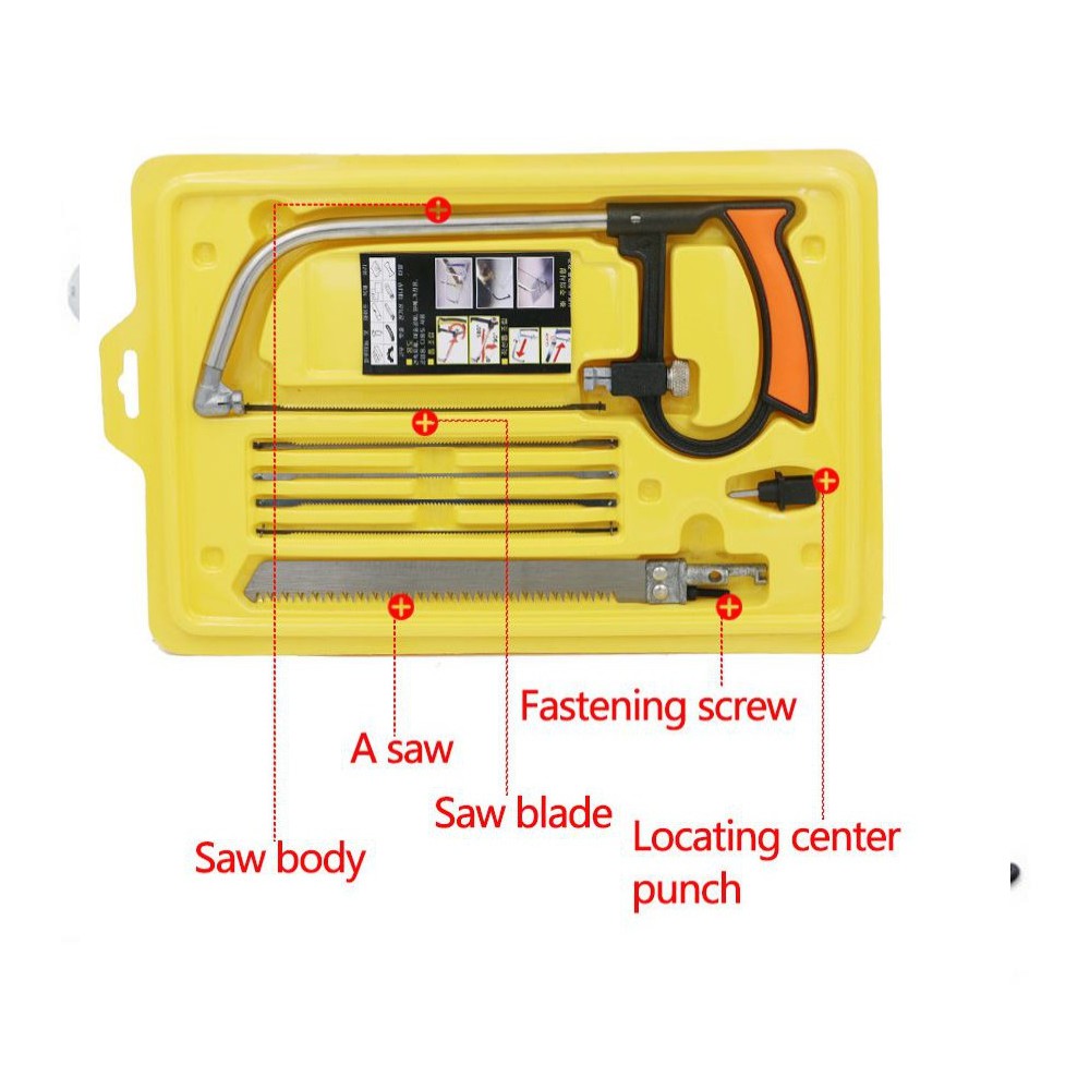 Gergaji Besi Pipa Kayu Multifungsi Magic Saw Set Gergaji Magic