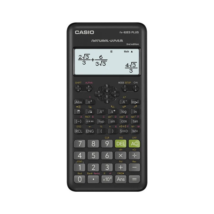 

Asaba Bandung - CASIO FX-82ESPLUS BK - 2nd edition - Kalkulator Sekolah Kuliah - Scientific