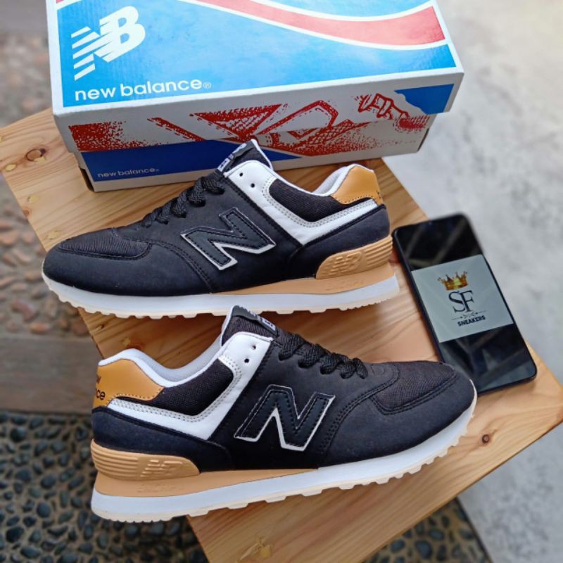 II Sneakers NB 2021 Hitam List Coklat