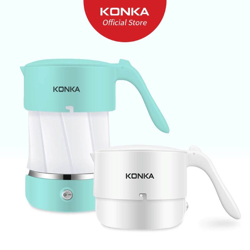 Konka Teko Ketel Listrik Lipat Portable Pemanas Air Kopi 500 Ml Shopee Indonesia