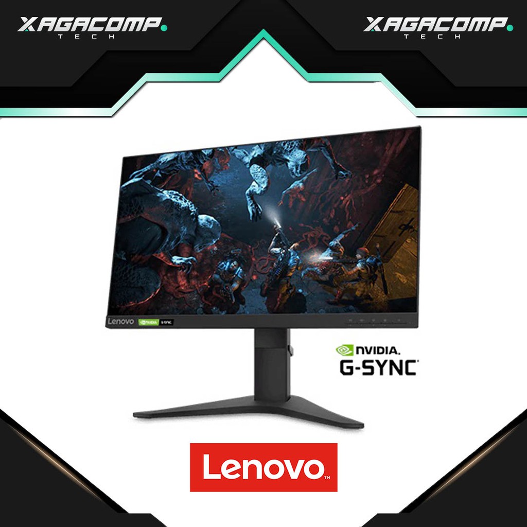 Monitor LED Lenovo G25-10 - TN Panel - 24,5 inchi - 1080p - 144Hz - 72% NTSC - Ergonomic Stand