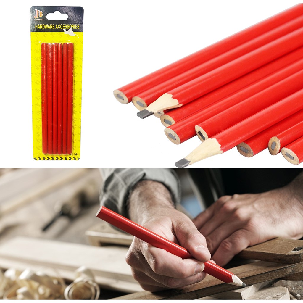 

Carpenters Pencil / pensil tukang Pensil set 6pcs W-124
