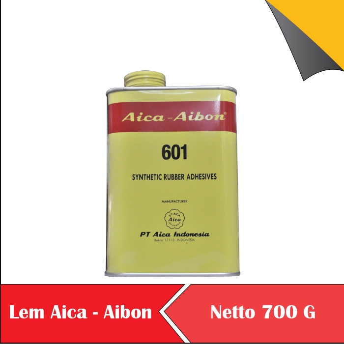 

LEM AICA AIBON 700 GR LEM KUNING 601 700 GRAM PEREKAT SERBAGUNA