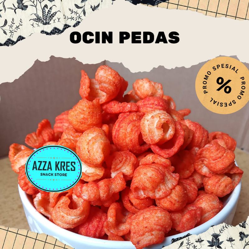 

Kerupuk Ocin Pedas Snack Kekinian - Azzakres