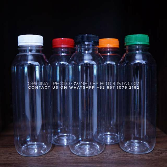 Botol Plastik 500 ml  Botol Kale Murah. Botol Minuman. Tutup Wideneck [Grab/Gosend]