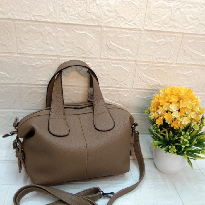 terlaris cod tas wanita fosil/tas jinjing/handbag wanita/tas selempang wanita - chaki tas slempang w