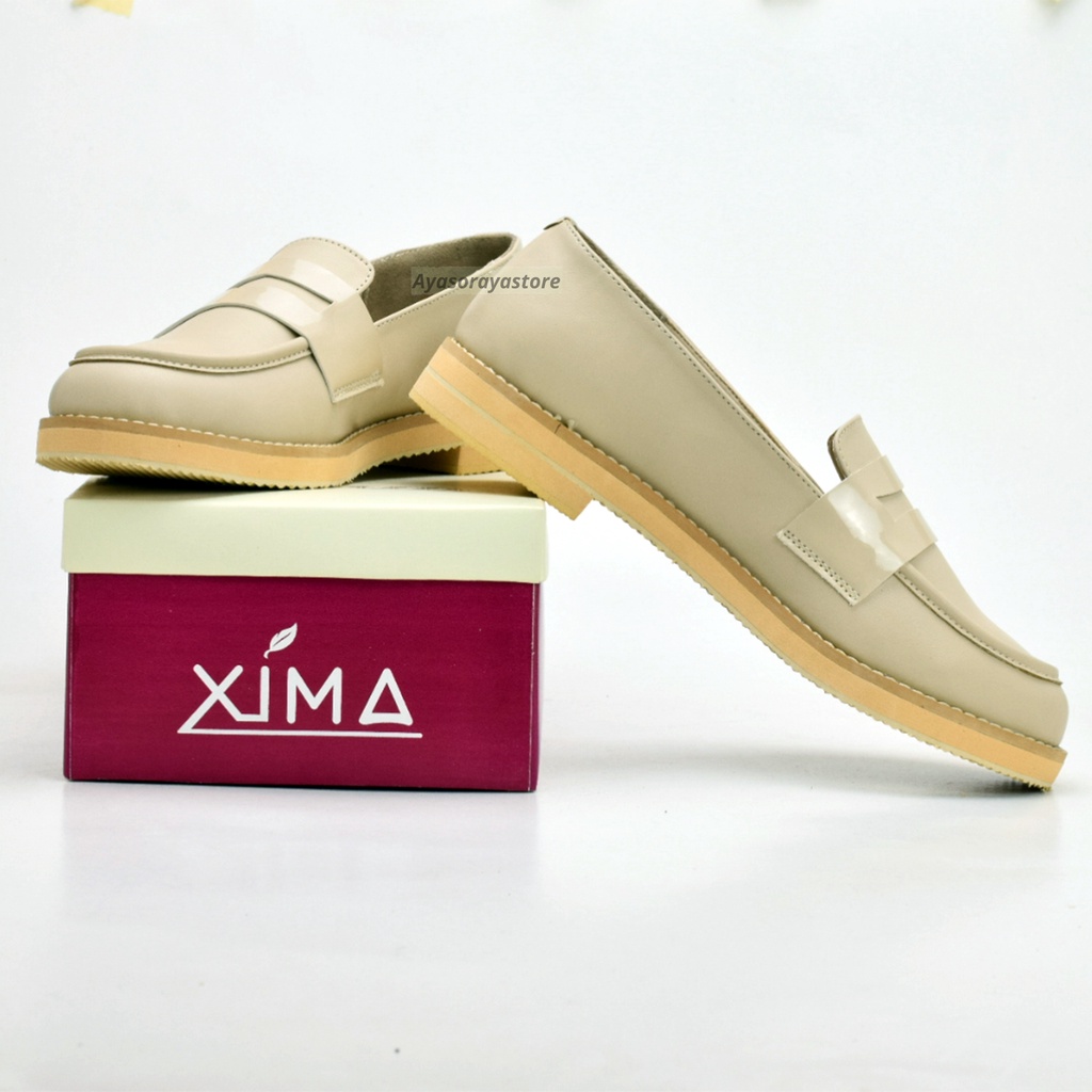 XIMA Loafers Loafer Wanita Classic Model Casual Semi Formal Ringan Dan Nyaman Ukuran Besar Jumbo Big Size 36-44