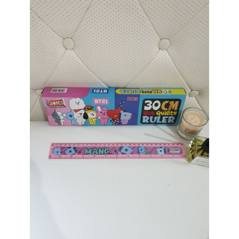 penggaris 30cm BTS/garisan 30cm/ruler 30cm BT-21/mistar 30cm-MANG