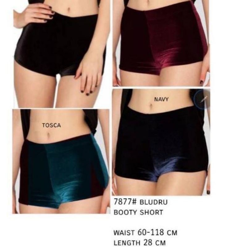 Booty Short Bludru premium Import/Celana Pendek import/Booty Short bahan bludru