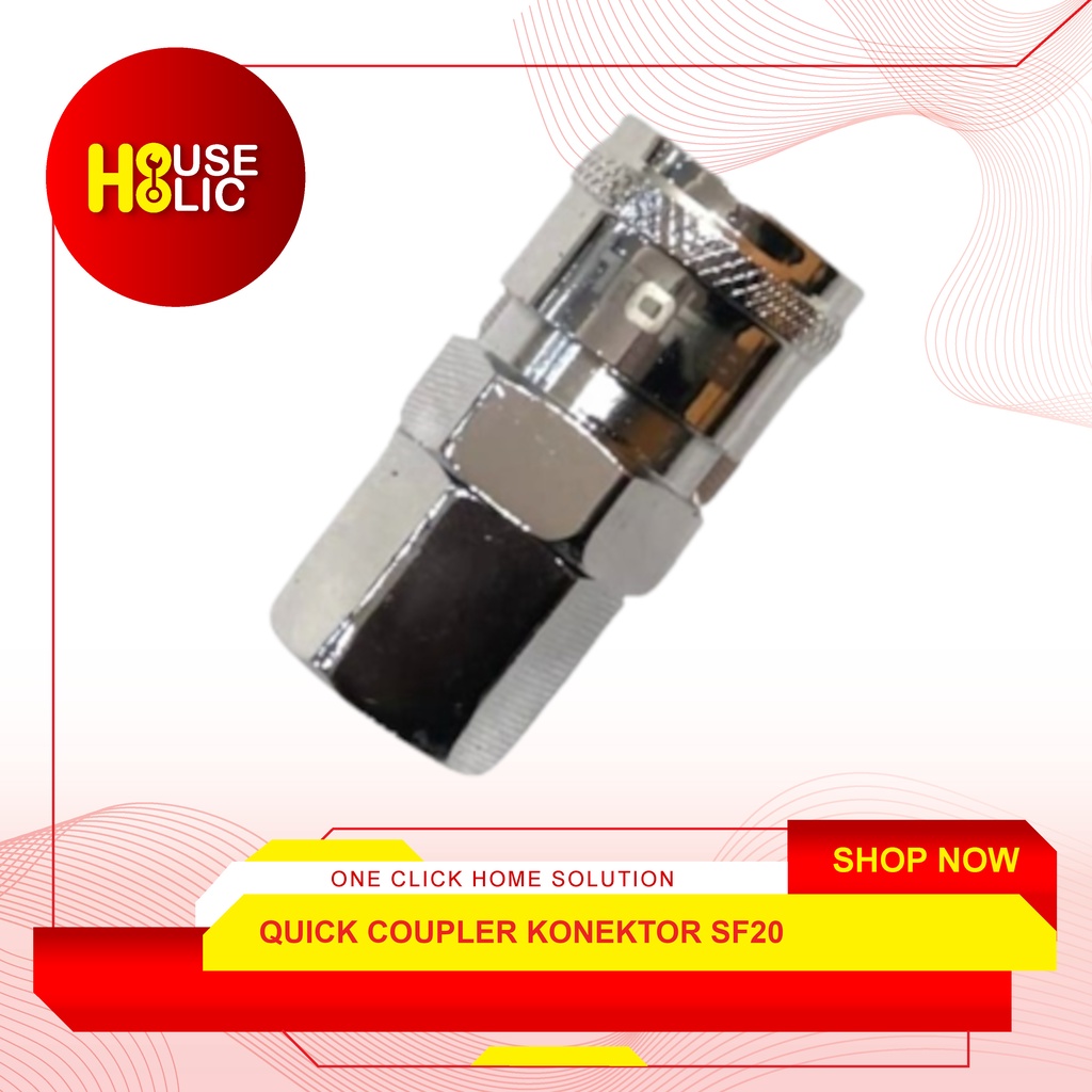 Quick Coupler Connector SF 20 Sambungan Konektor Kompressor Angin SF20