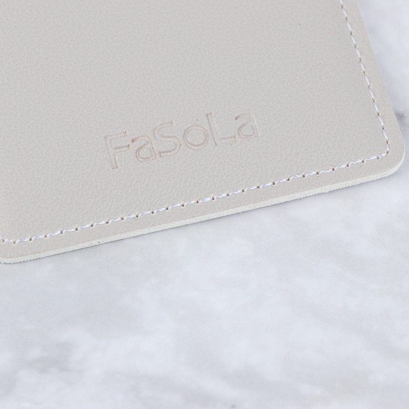 Cermin Saku Mini Bahan Kulit PU Anti Pecah Untuk Kosmetik