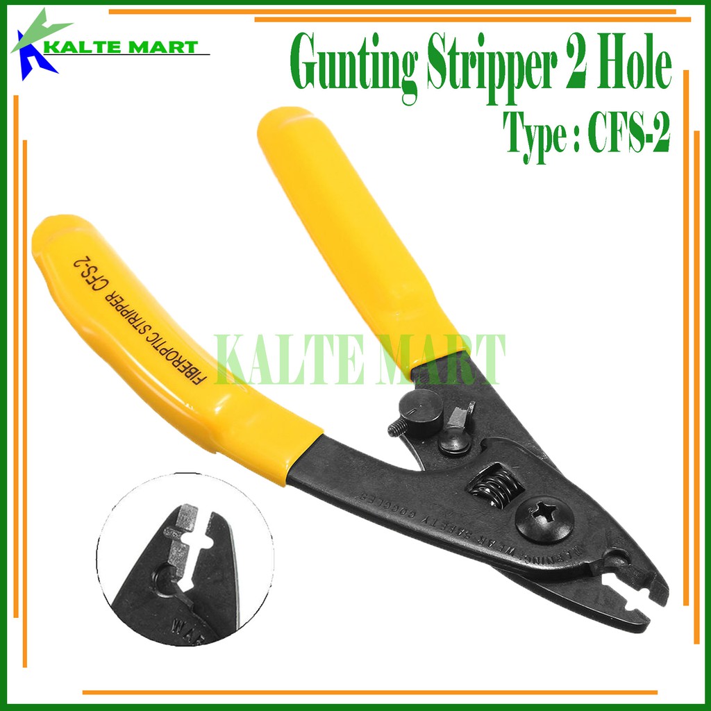 Fiber Optic stripper 2hole Bosi tools / Stripper Fiber Optic 2 Lubang