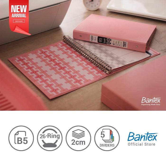 

Gia | Bantex B5 Multiring Binder - Musky Pink- Batik Series (1 Pcs) #1336 74