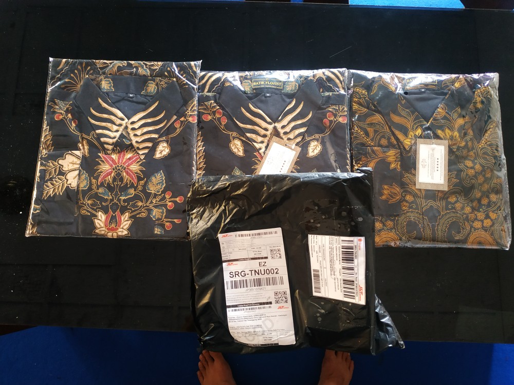 Peksi Semulur Sogan Kemeja Batik Pria Katun Primisima Full Furing