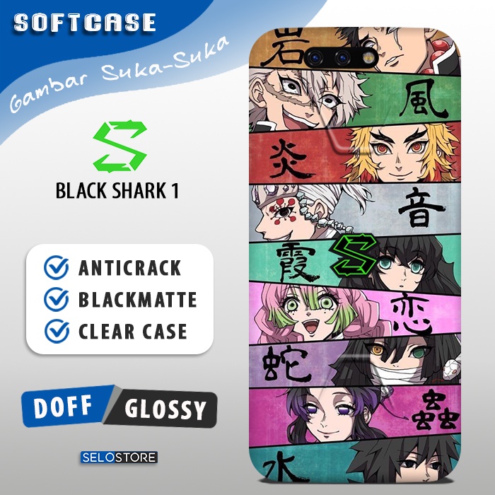 Softcase Black Shark 1 Custom