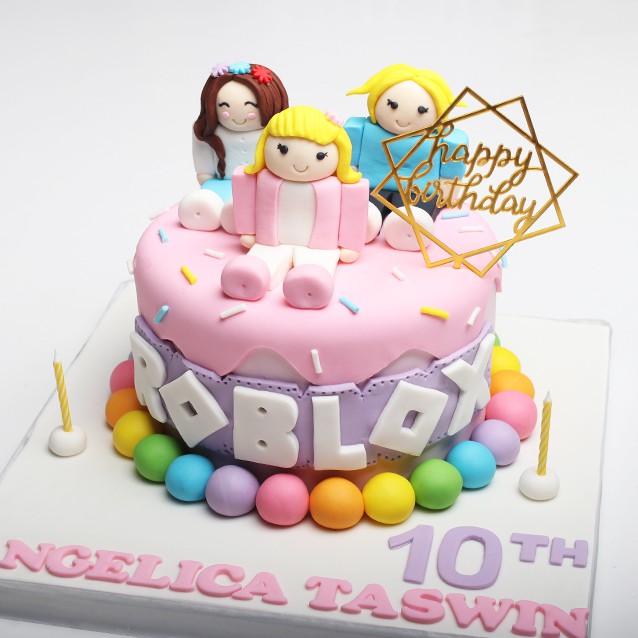 

Kue Ulang Tahun model ROBLOX PINK diameter 20 cm / MHN BACA KETERANGAN