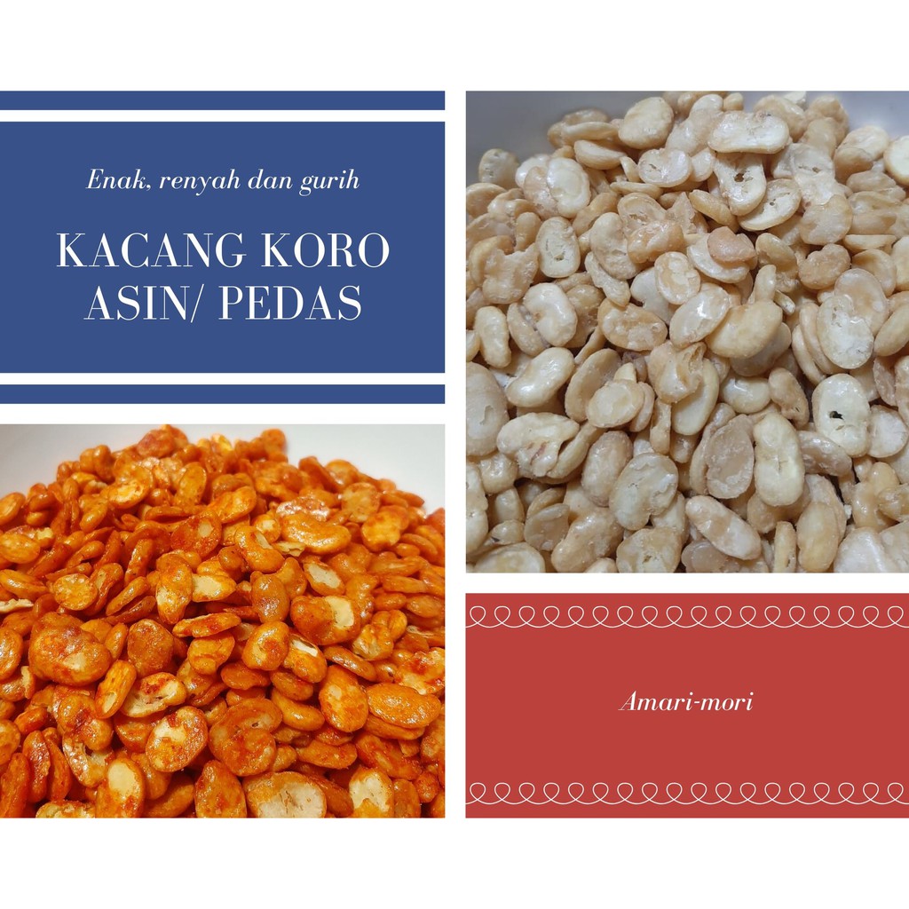 

Kacang Koro rasa Original/ Pedas 400gr