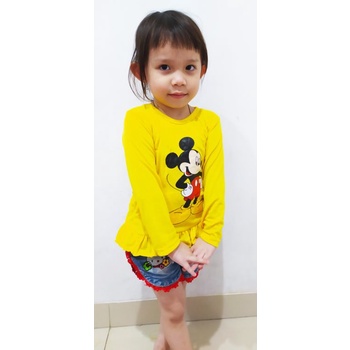 VISION ONLINE-BAJU KAOS TSUM MINNIE ANAK PEREMPUAN KOREA LUCU 1 2 3 TAHUN MURAH LENGAN PENDEK LUCU