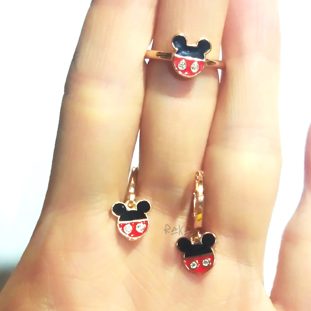 Raka Acc - Cincin Anak Xuping MICKEY MOUSE Perhiasan Lapis Emas 18k 118