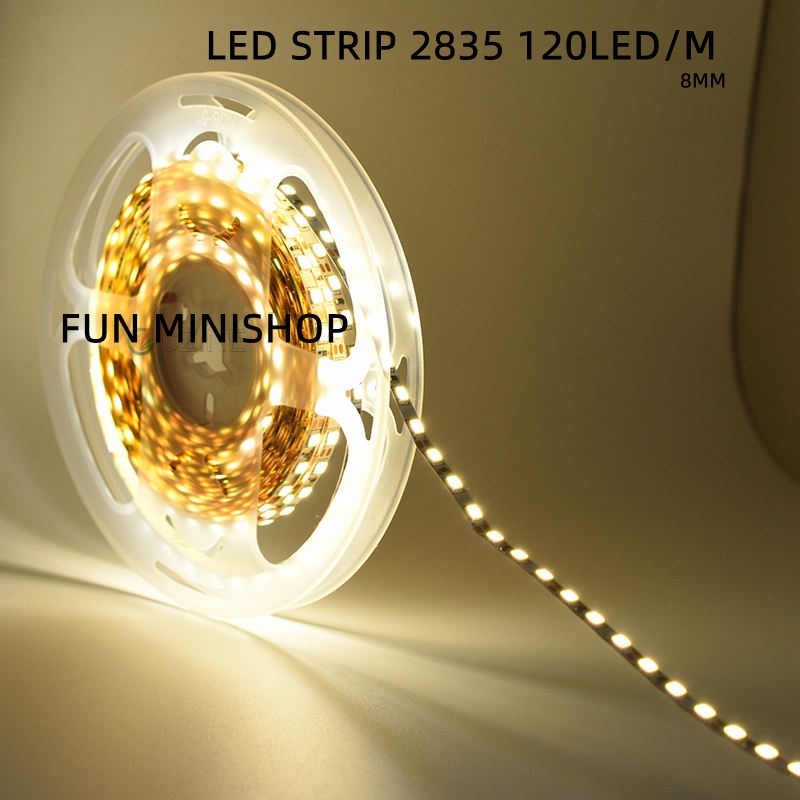 LAMPU LED STRIP 120MATA 120 MATA 2835 / 3528 INDOOR 120LED/METER IP 33