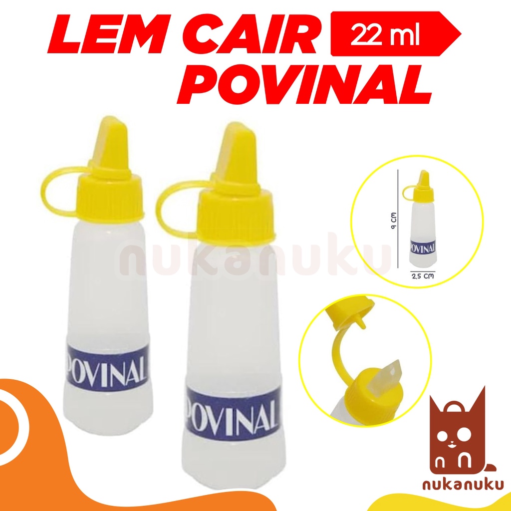 

NUKANUKU - Lem Povinal / Glue / Lem Cair / Lem Kertas / Lem Kertas Cair / Lem Cair Povinal