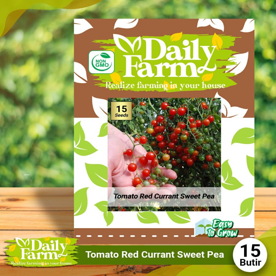

Benih Tomat Tomato Red Currant Sweet Pea - Daily Farm