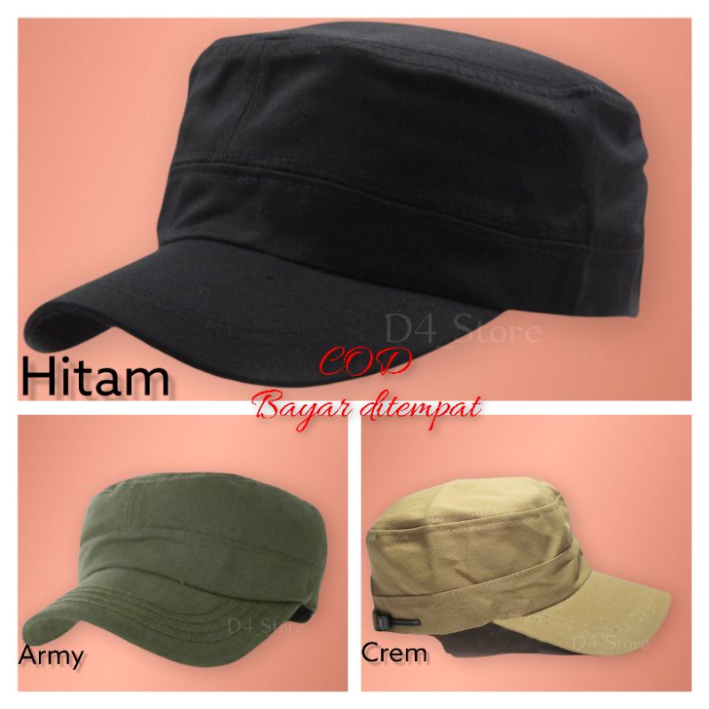 006#TOPI KOMANDO POLOS MURAH/TOPI KOMANDO/TOPI KOMANDO POLOS