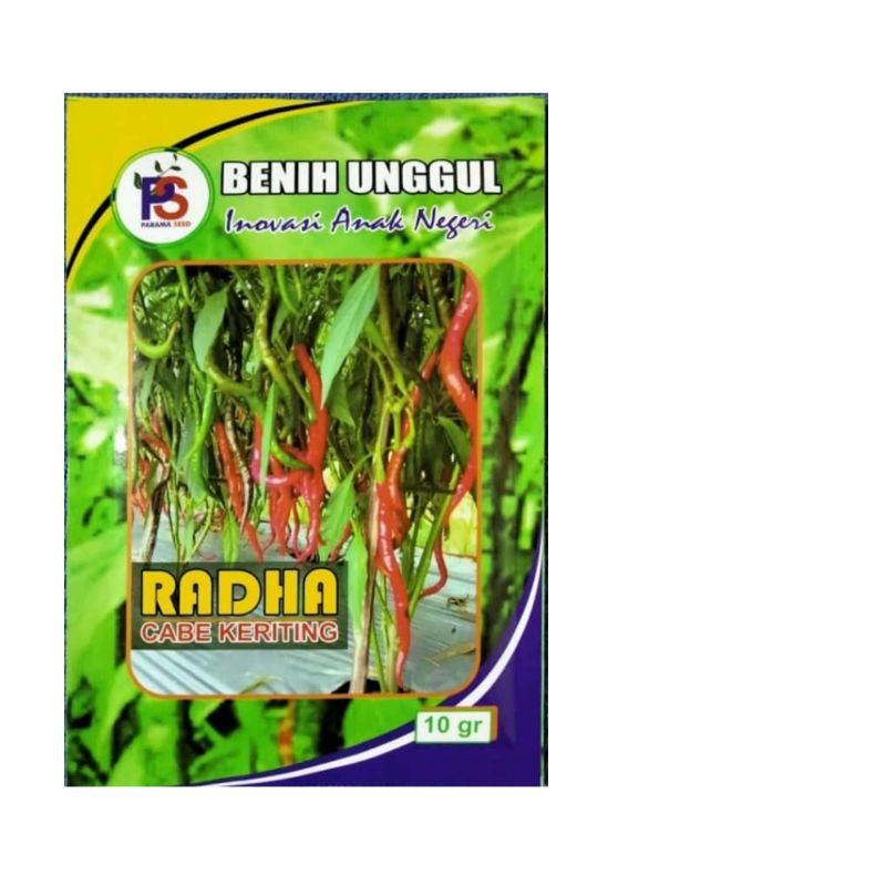 CMK RADHA 10Gram - Benih Cabe Merah Keriting Unggul RADHA | Bibit Cabe Keriting