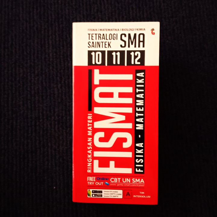 Buku Saku SMA IPA Matematika Fisika Biologi Kimia 10 11 12 FISMAT BIOKIM TETRALOGI SAINTEK SMA-1