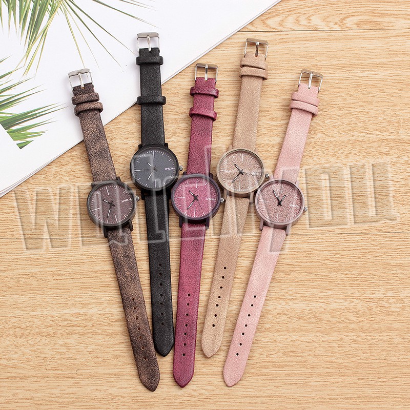 ✨READY✨Jam Tangan Wanita A0001 Jam Tangan Quartz Jam Tangan Couple Wanita Anti Air Gaya Korea