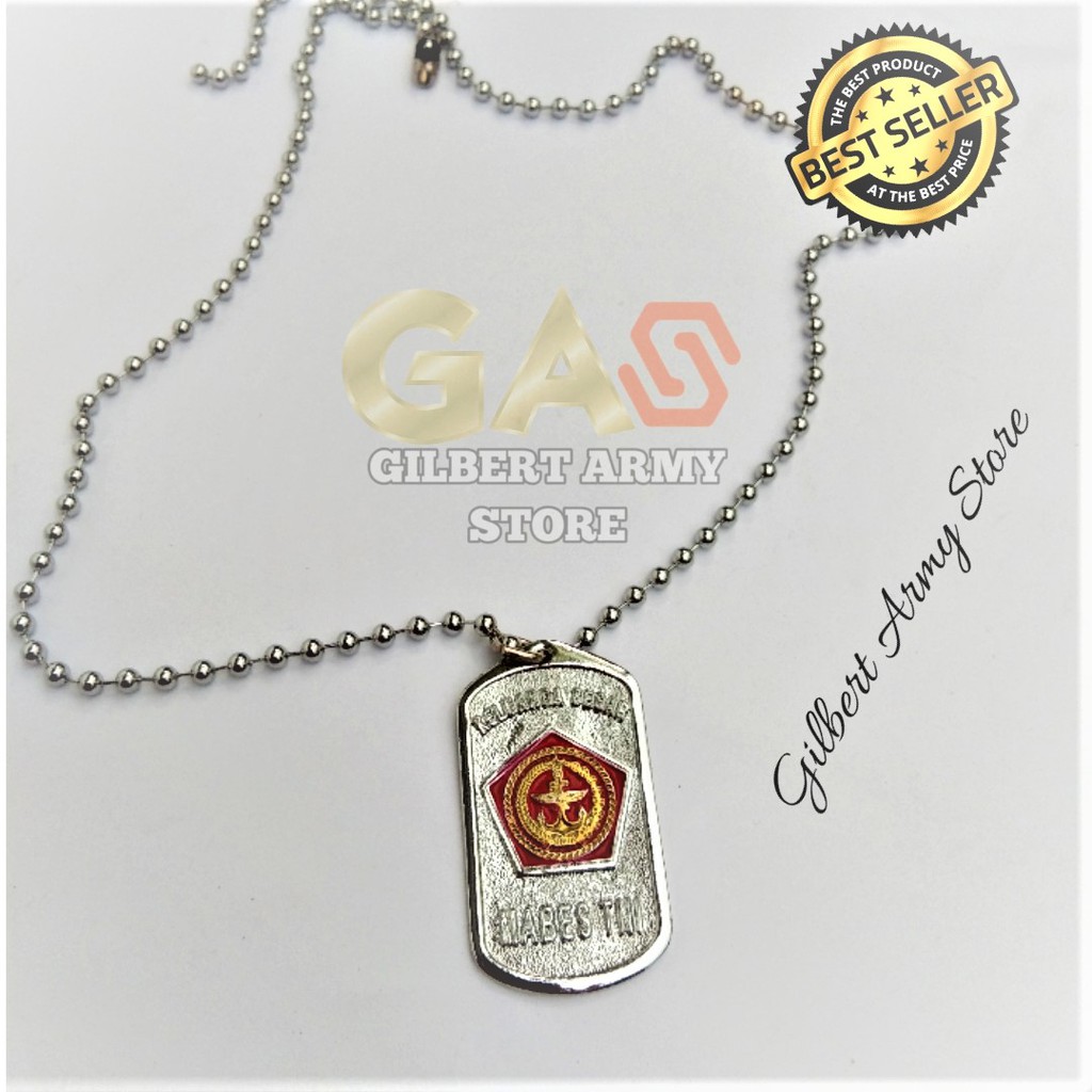 GILBERT ARMY STORE-Kalung Mabes TNI _kalung Logo Militer -grosir kalung