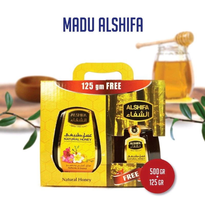 Madu AlShifa al shifa Promo 500gr Free 125gr paket tanpa dus