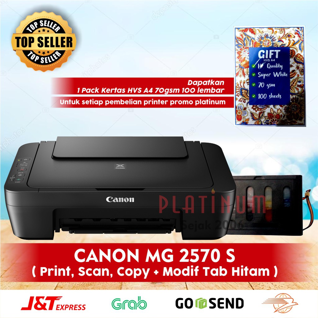 Jual HOT PROMO !! BEST SELLER TABUNG HITAM Canon Pixma MG2570S Modif
