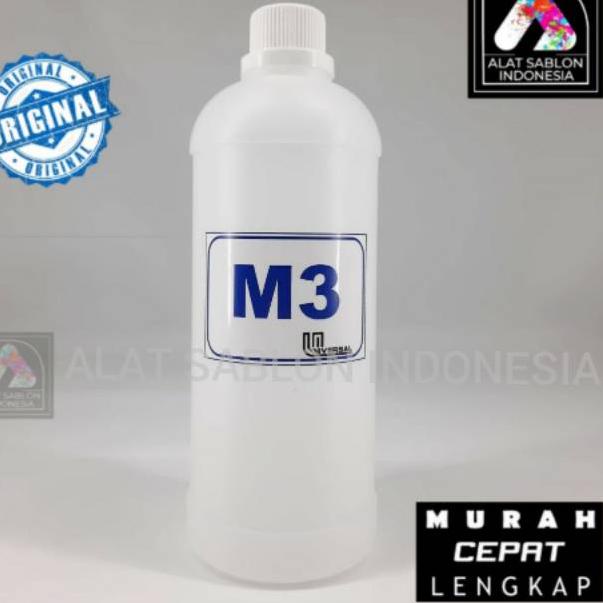 MINYAK M3 PEMBERSIH TINTA SABLON 1 LITER