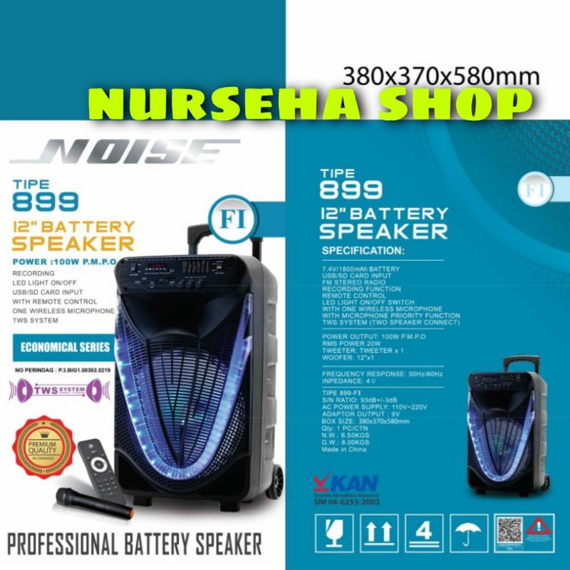 speaker portable meeting wireless 12 inch bluetoot NOISE ORIGINAL