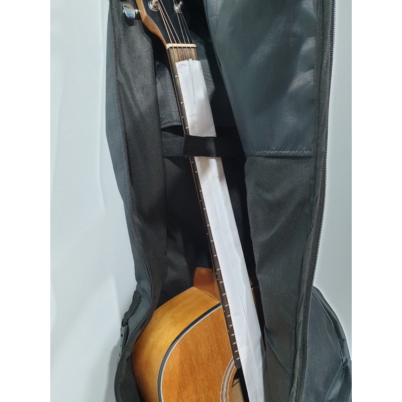 Tas Gitar Akustik Klasik Classic Bahan KANVAS Dalam Busa Softcase Ransel Tenteng Gantung Semi Gigbag