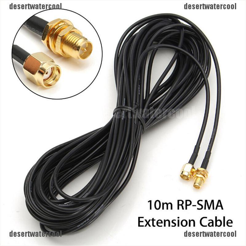 Deid Kabel Extension Konektor Antena RP-SMA 10M / 33ft Untuk Router WiFi Wireless