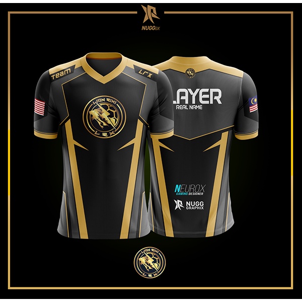jersey baju gaming esports satuan murah custom ml ff mobile legend pubg game