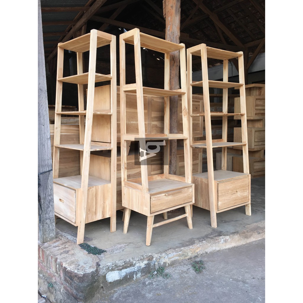 RAK AKSESORIS RUANG TAMU JATI RAK PAJANGAN SUDUT LEMARI HIAS JATI MURAH JUAL RAK HIAS JUAL LEMARI A1