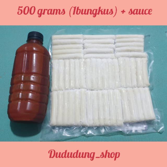 

Tteokbokki 1 bungkus ( 500 grams ) + saus