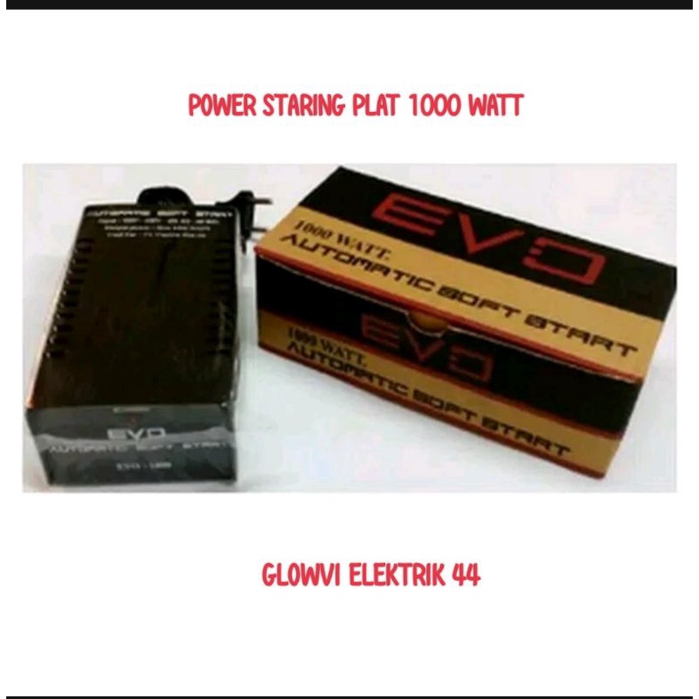 POWER STARTING PLAT EVO 1000 WATT - POWER STARTING LISTRIK EVO - STARTING PLAT EVO - STARTING TV