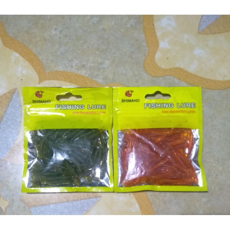 Soft lure cacing.....fishing lure