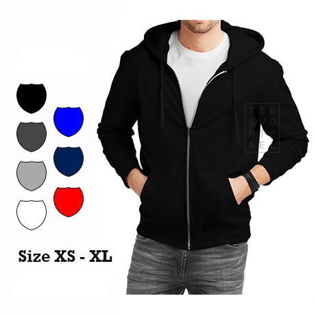 Basic Zipper Hoodie Jacket