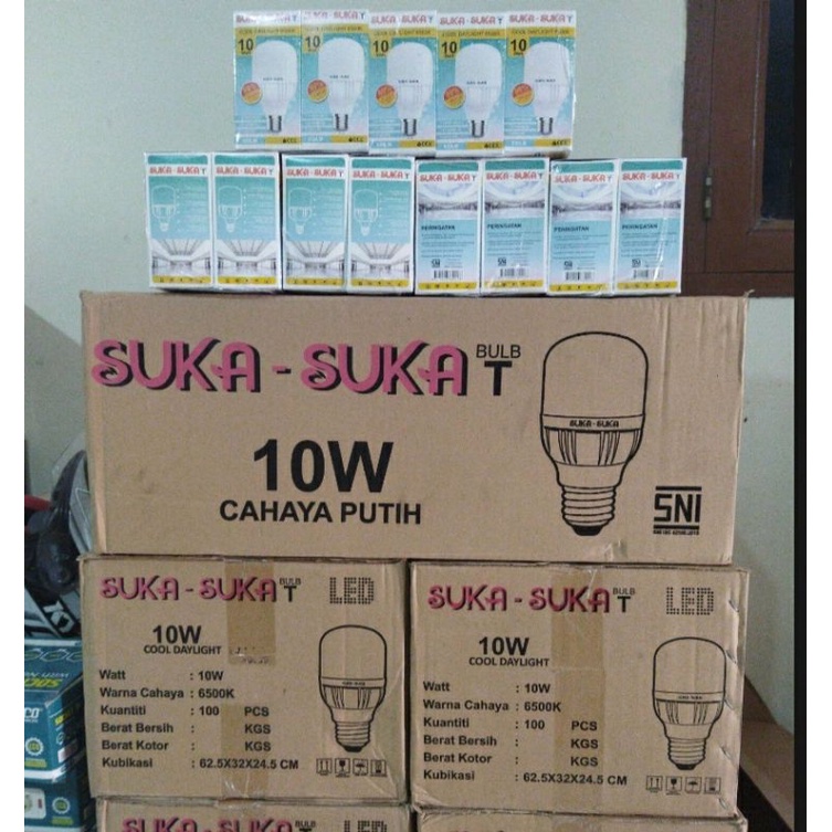 1 dus Led Suka suka 10 watt / Harga grosir