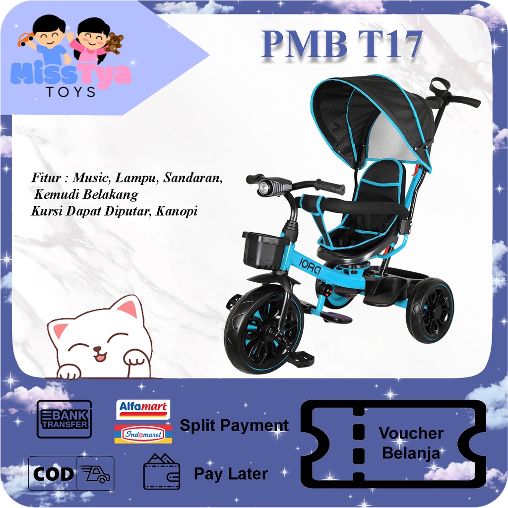 SEPEDA ANAK RODA TIGA IORA PMB T17