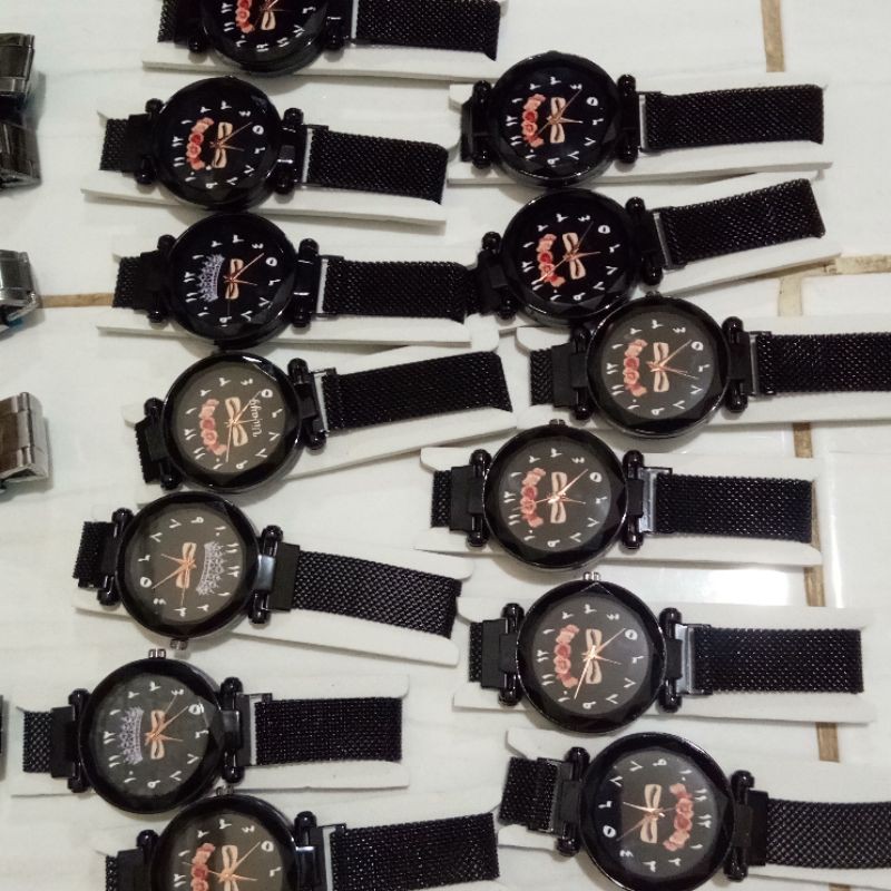 jam tangan wanita tali magnet