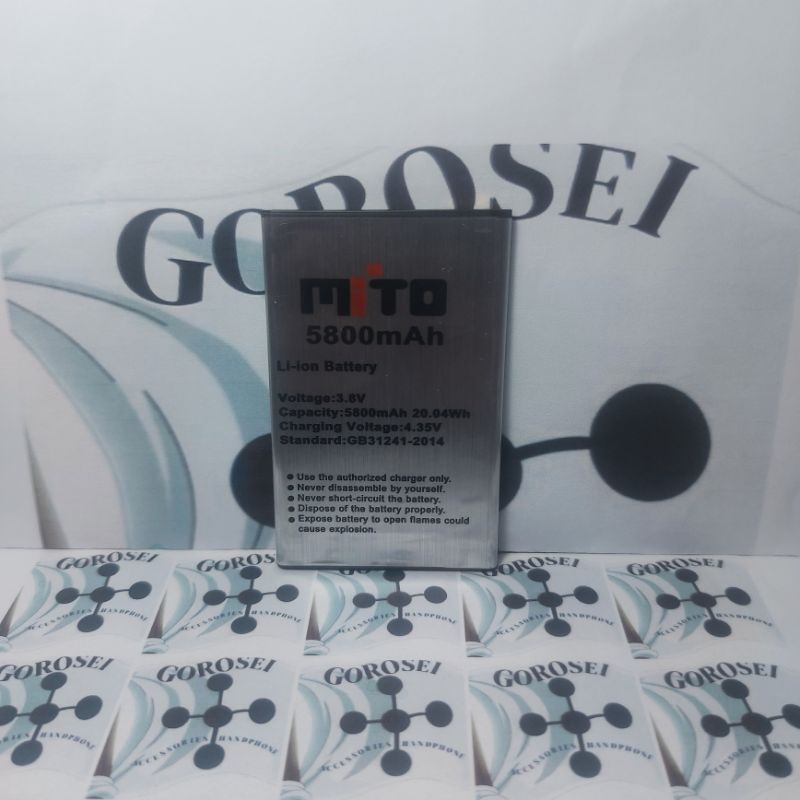 baterai battery batre bat MITO BA000140 batre Z1 A37 Original BA-000140 BA-00140 DOUBLE POWER